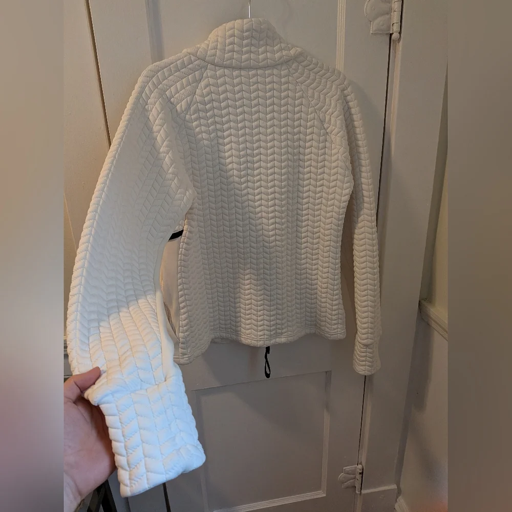 New Balance Women's Heatloft Athletic White Jacket - Size M - Picture 7 of 9